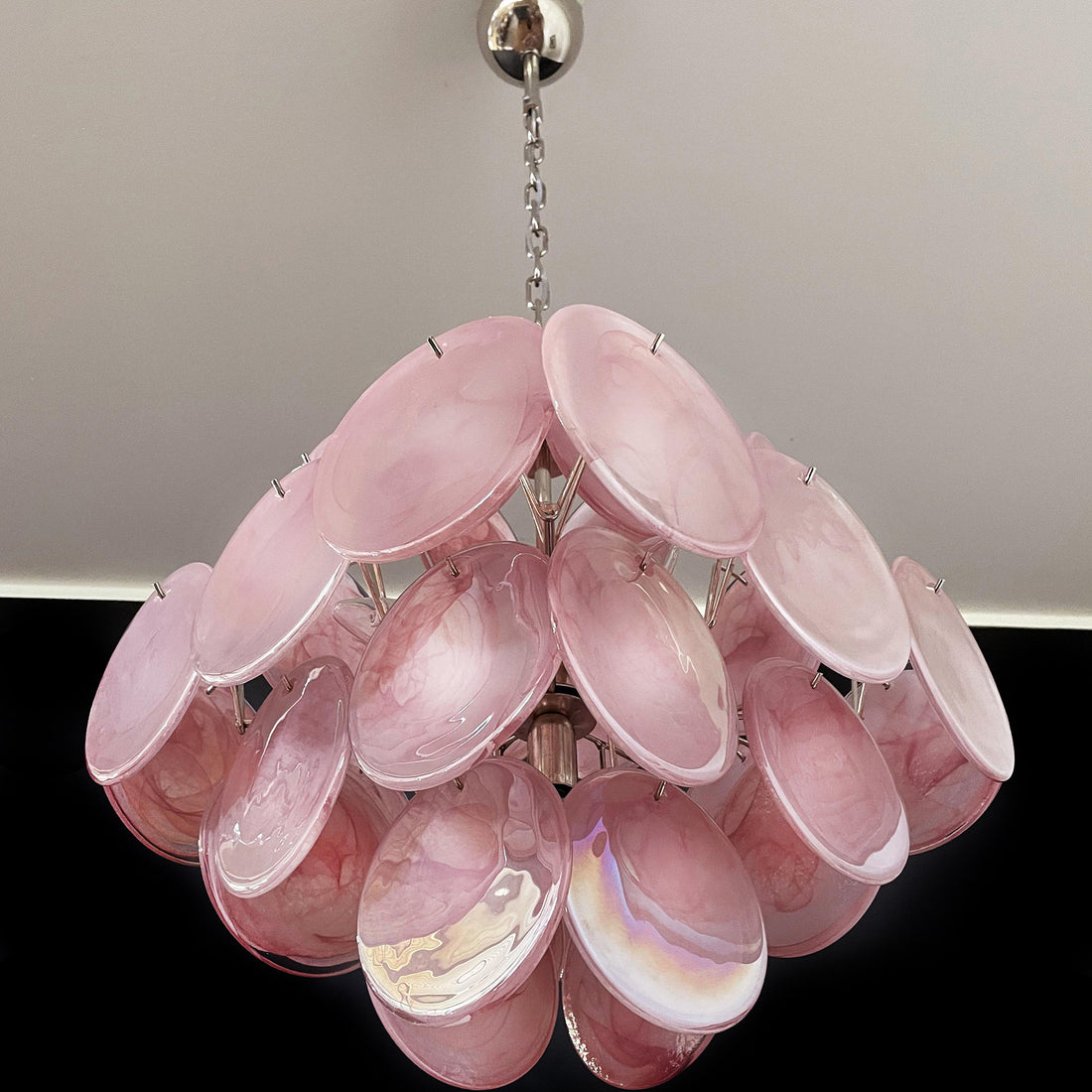 Vintage Murano 19.7″ Glass Chandelier