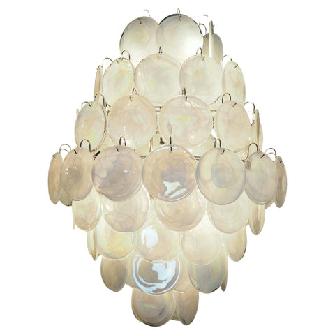 Vintage Murano Disks Chandelier