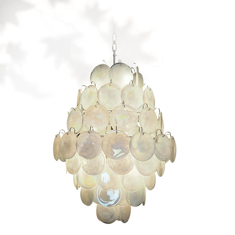 Vintage Murano Disks Chandelier