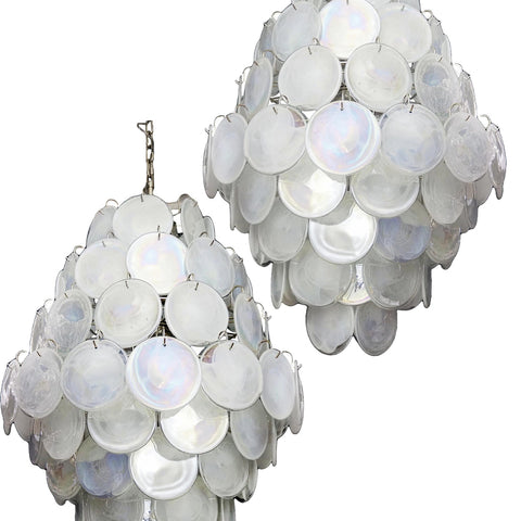 Vintage Murano Disks Chandelier