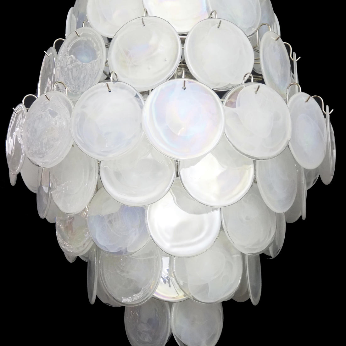 Vintage Murano Disks Chandelier