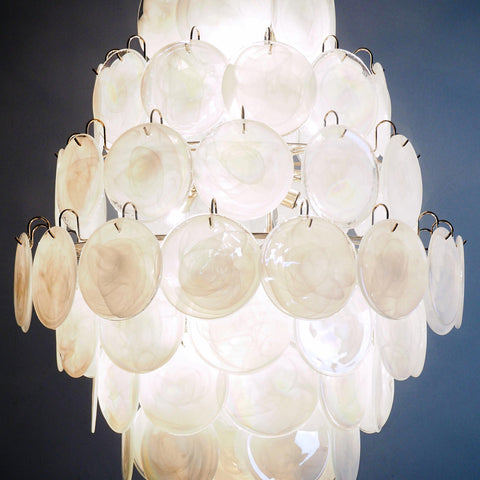 Vintage Murano Disks Chandelier