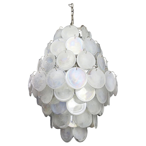 Vintage Murano Disks Chandelier