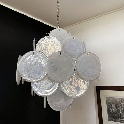 Vintage Murano 19.7″ Glass Chandelier