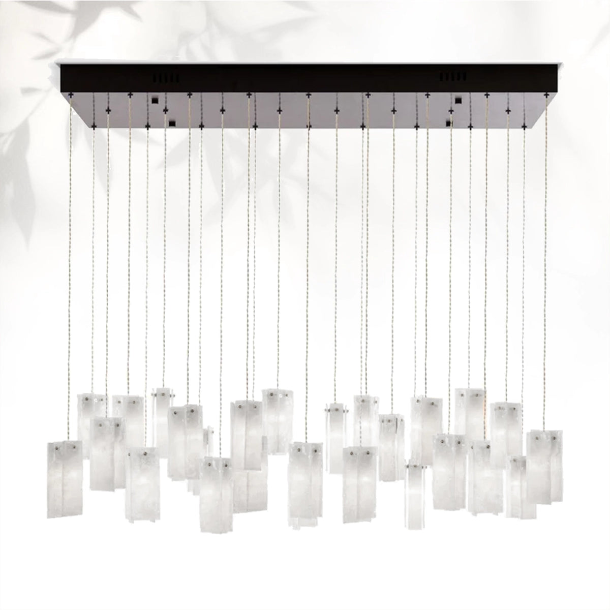 Wright Raindrop Square Glass Chandelier
