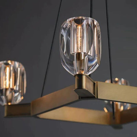 Xenia Contemporary 8-Lights Dining Pendant