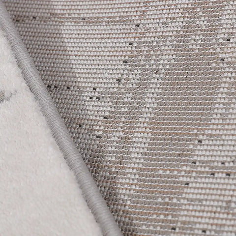 Xiangshe Layered Linear Abstract Neutral Area Rug