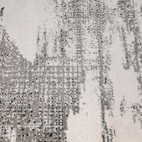 Xiangshe Textured Grid Modern Area Rug