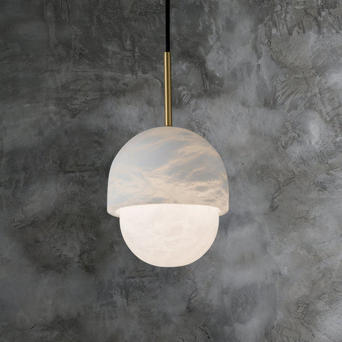 Alabaster Yoko Small Island Pendant Light