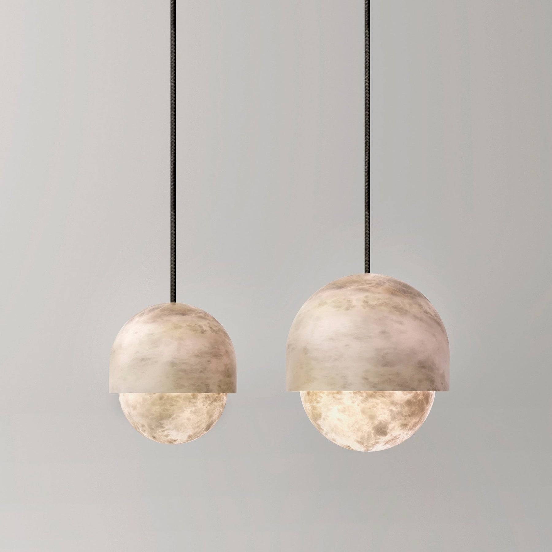 Alabaster Yoko Small Island Pendant Light