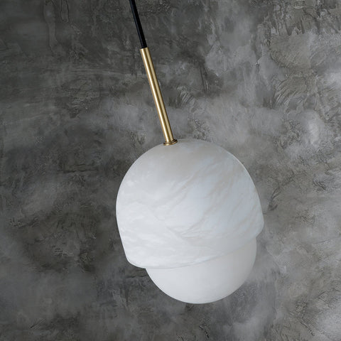 Alabaster Yoko Small Island Pendant Light