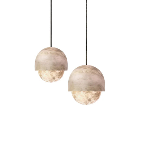 Alabaster Yoko Small Island Pendant Light