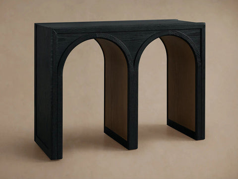 Hattie Oak Entrance Console Table Country Entryway Table