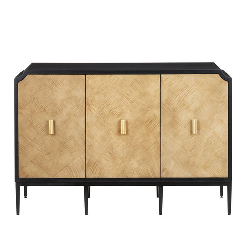 Kasta Wood & Brass Cabinet