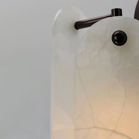 Studio M Alabaster Megalith Wall Sconce