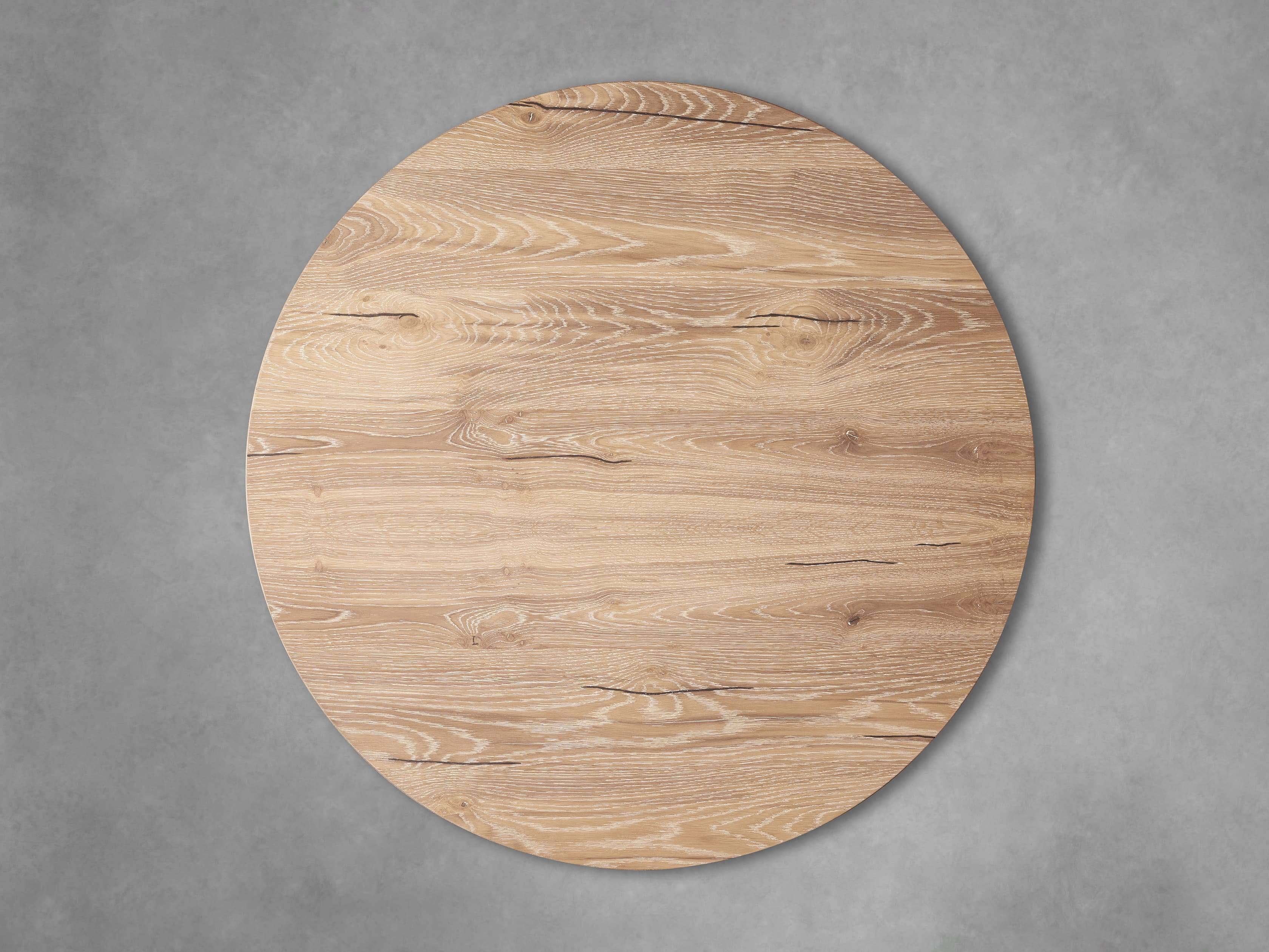 Sullivan Wood Round Coffee Table Oak Sofa Center Tea Table