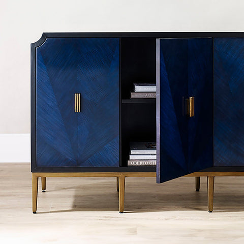 Kasta Wood & Brass Cabinet