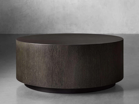 Sullivan Wood Round Coffee Table Oak Sofa Center Tea Table