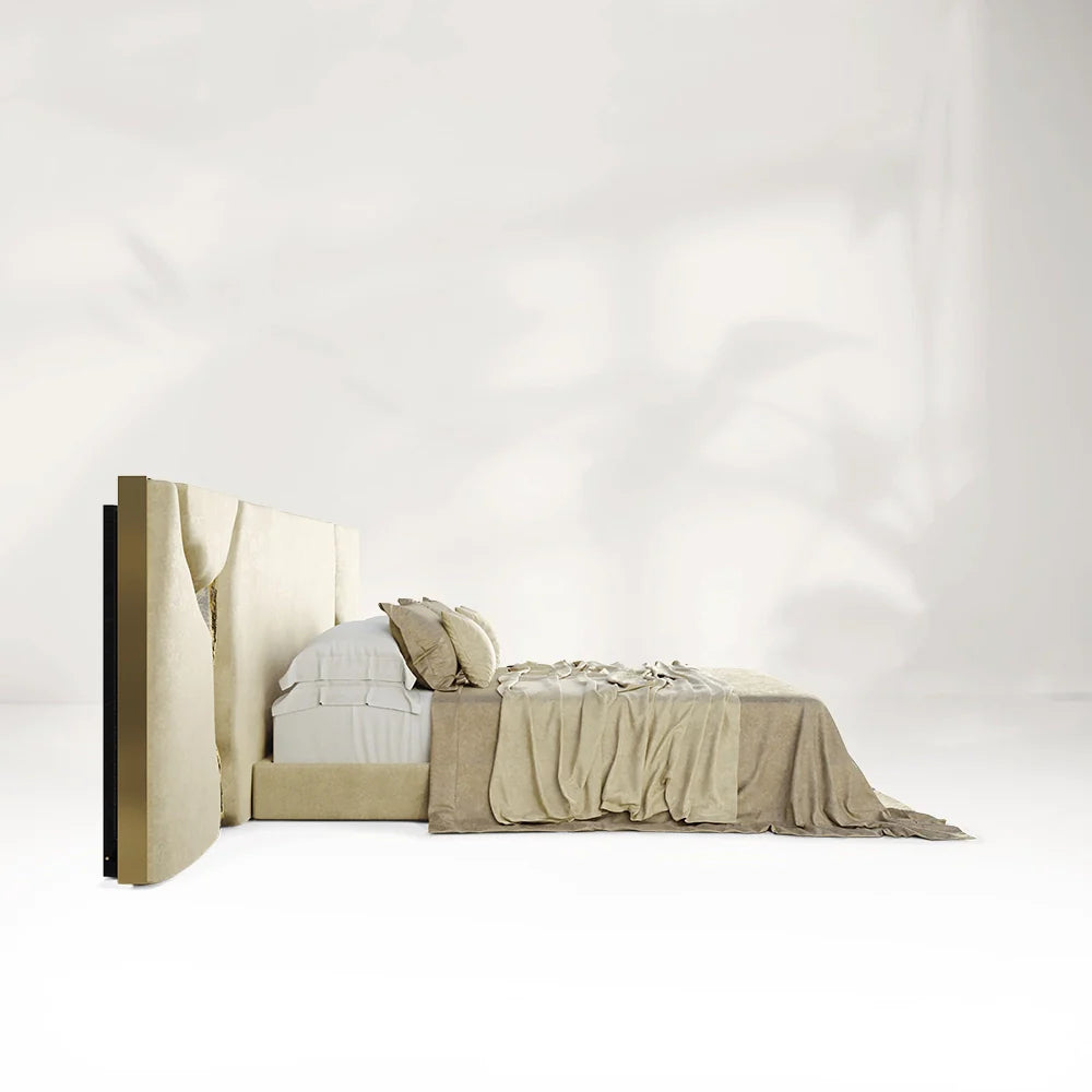 Gilt White Bed