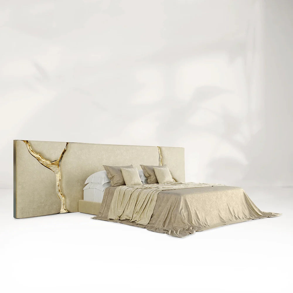 Gilt White Bed