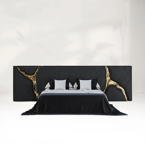 Gilt Black Bed