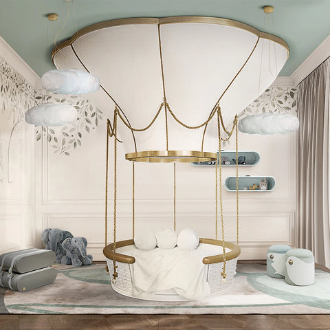 Magic Ⅱ Air Balloon Brass Beds for Kids