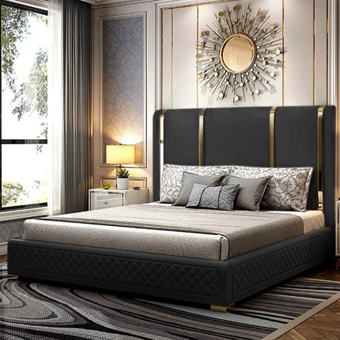 Candace Modern Upholstered King Bed