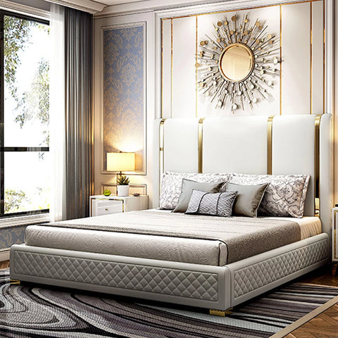 Candace Modern Upholstered King Bed