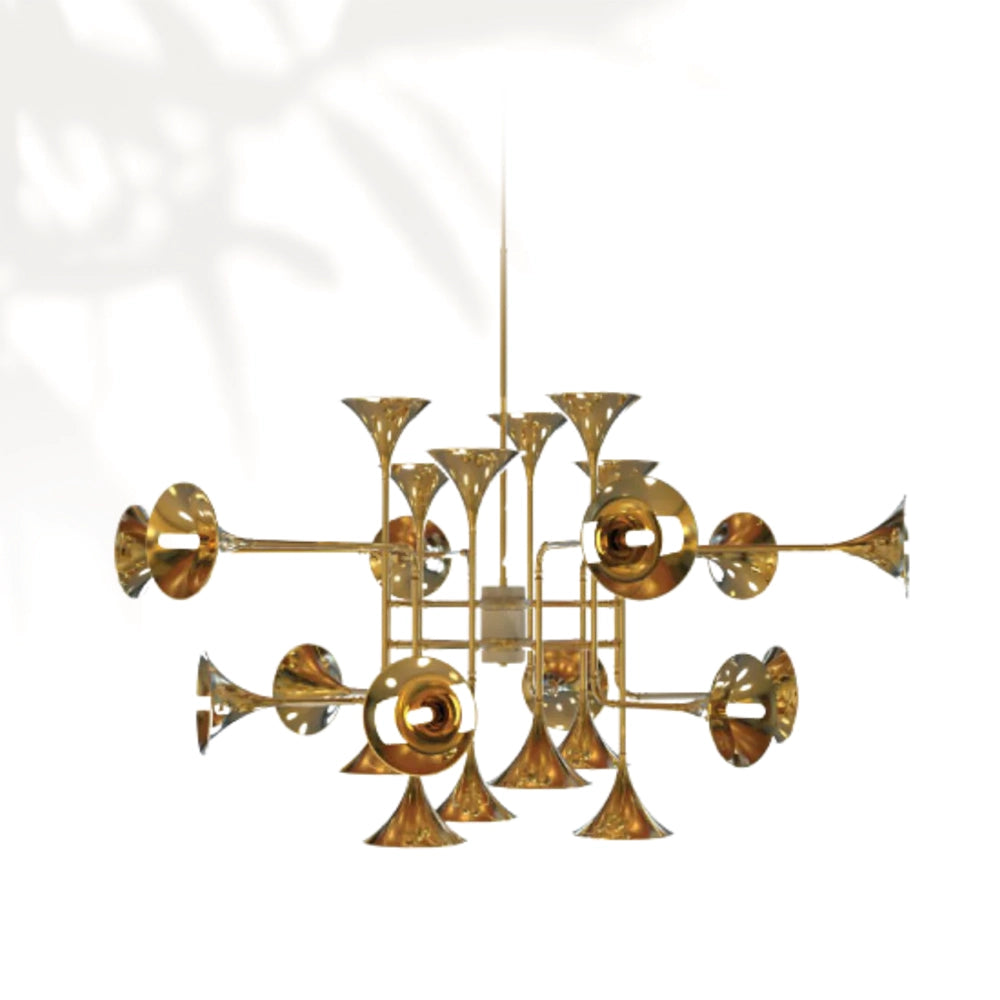 Botti Modern Brass Chandelier