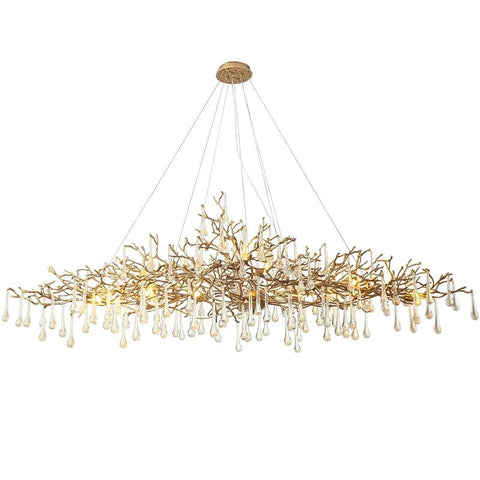 Housegent Doris Branch Crystal Chandelier Light