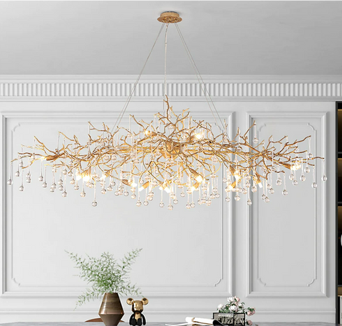 Housegent Doris Branch Crystal Chandelier Light