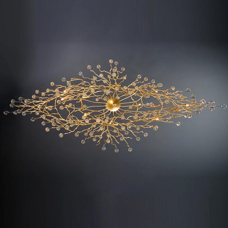 Housegent Doris Branch Crystal Chandelier Light