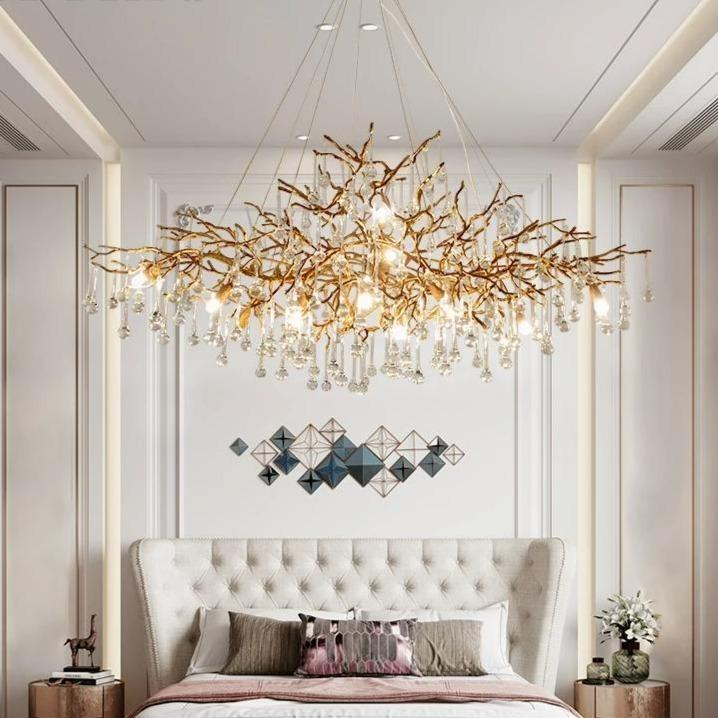 Housegent Doris Branch Crystal Chandelier Light