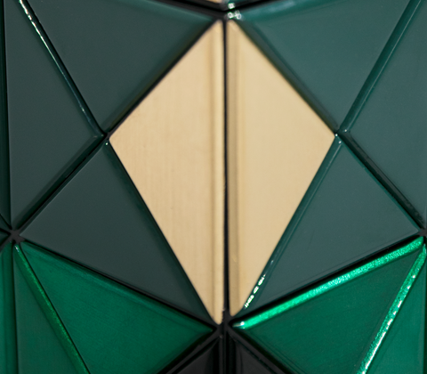 Anodized Metal Sideboard Cabinet