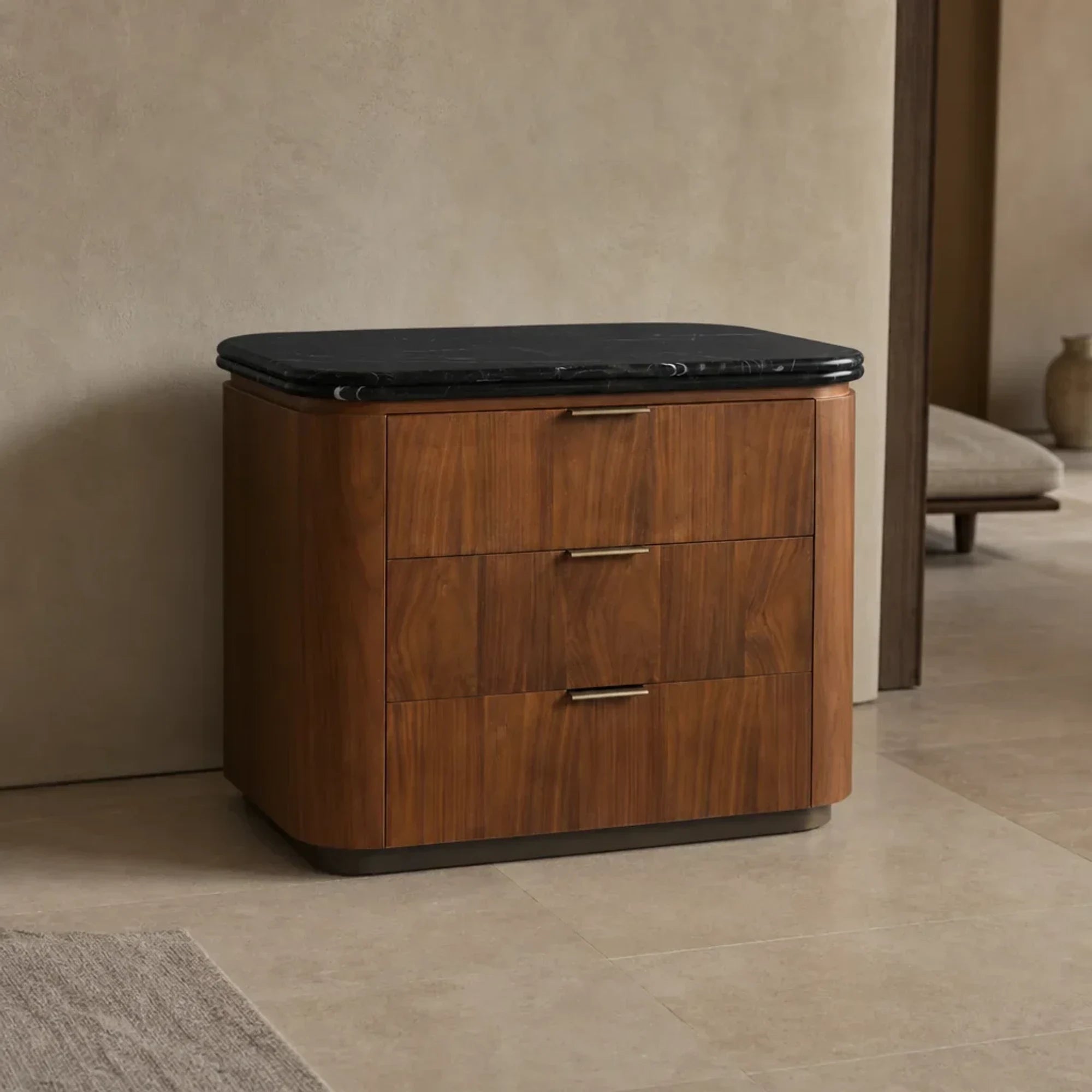 BLACK MARQUINA / WALNUT