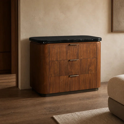 BLACK MARQUINA / WALNUT