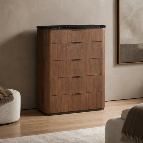 BLACK MARQUINA / WALNUT