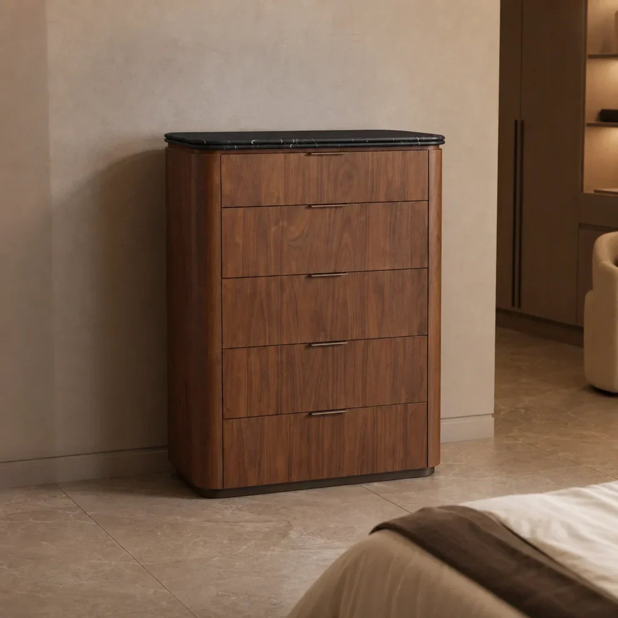 BLACK MARQUINA / WALNUT