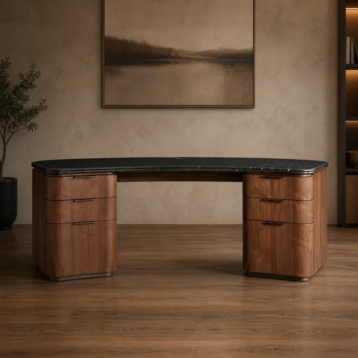 WALNUT / BLACK MARQUINA