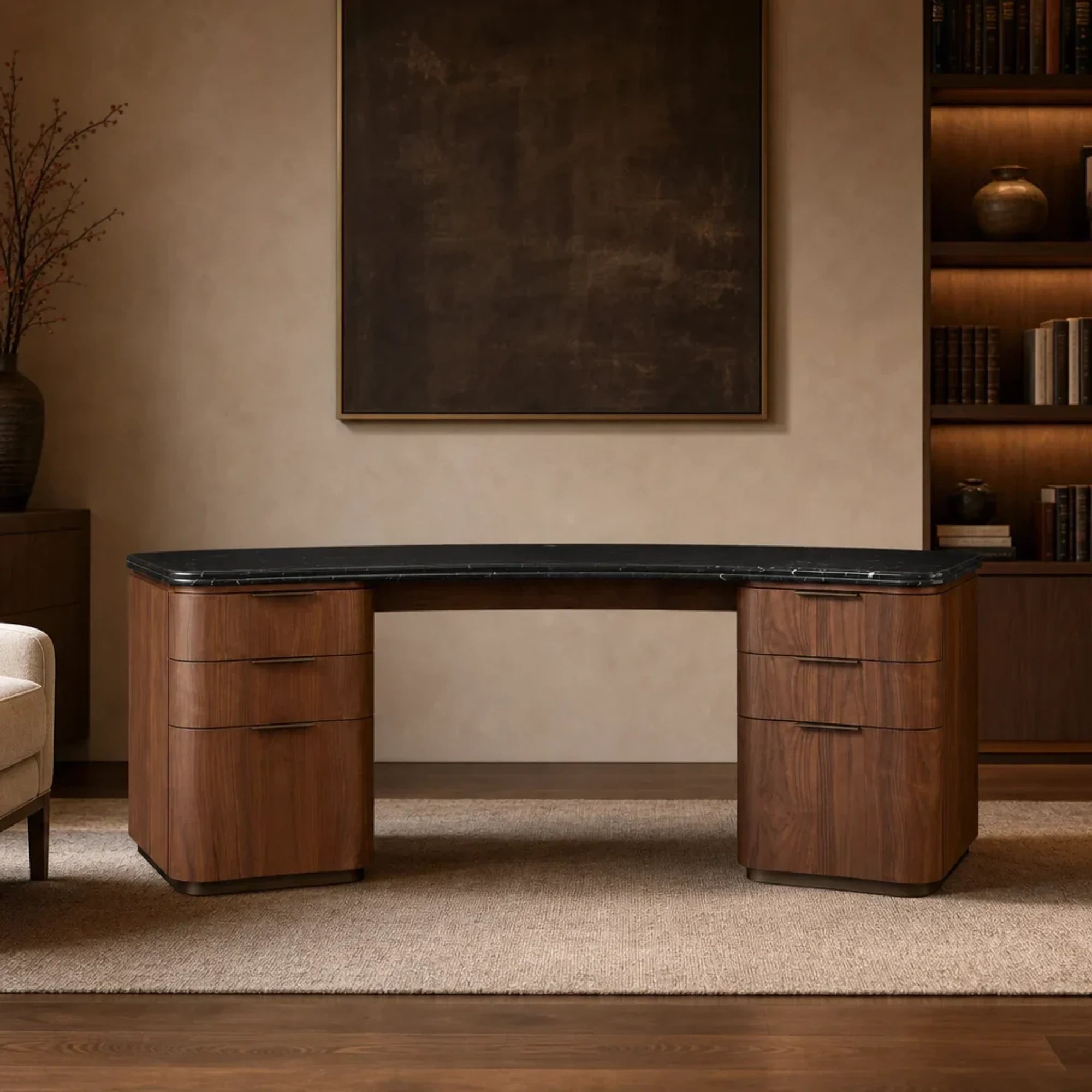 WALNUT / BLACK MARQUINA