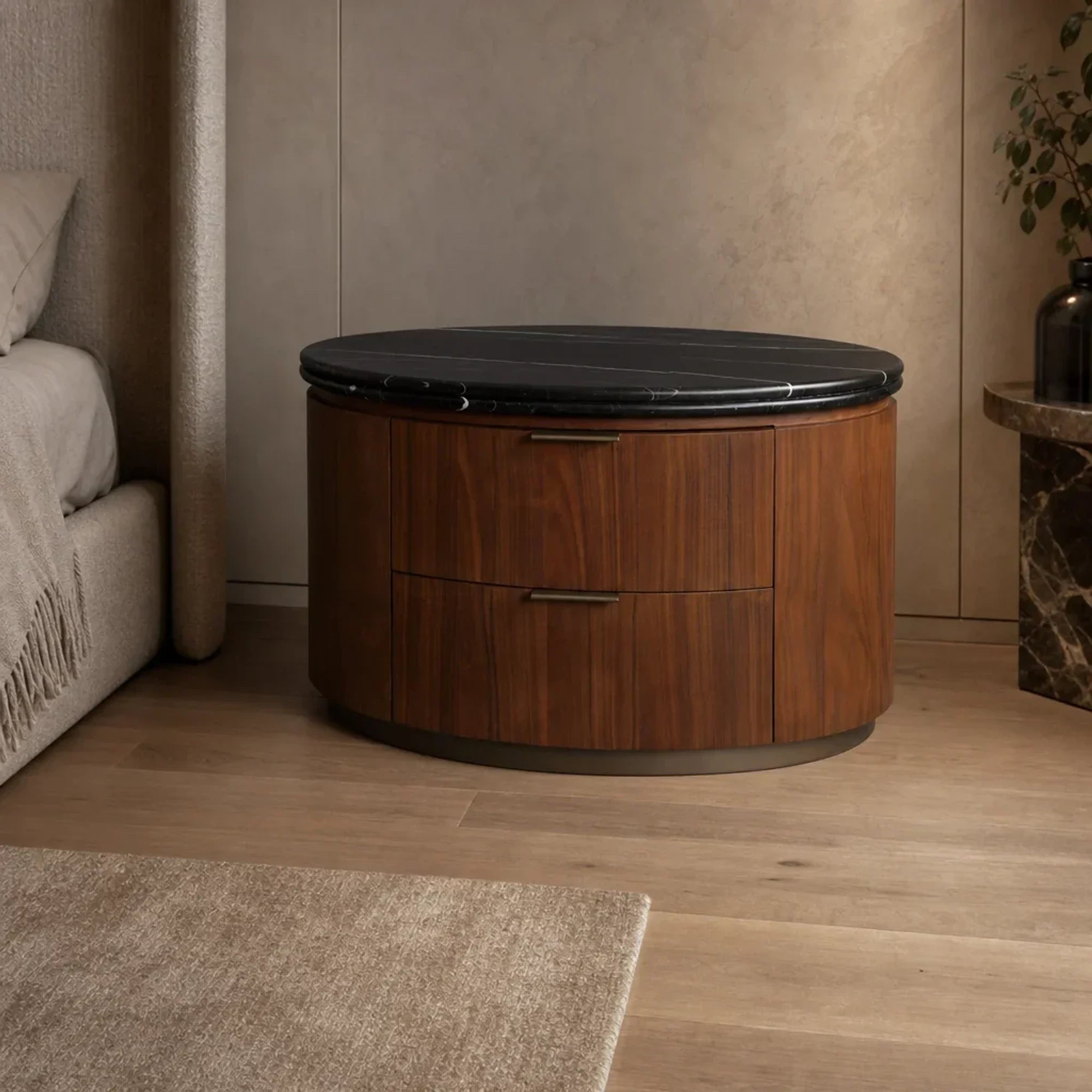 BLACK MARQUINA / WALNUT