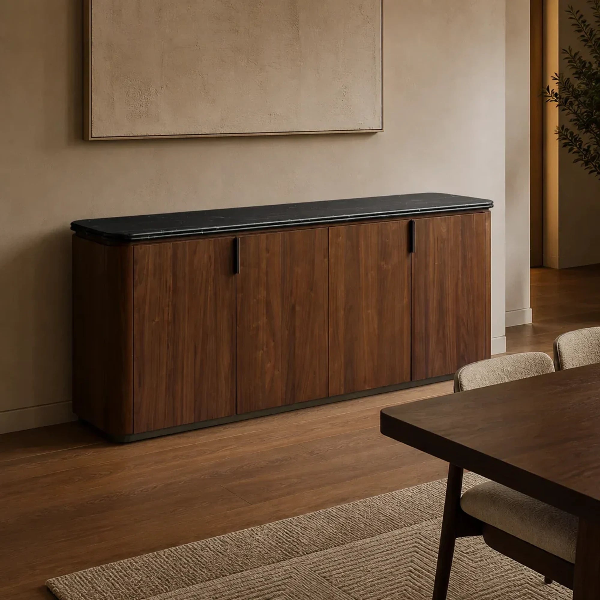 WALNUT / BLACK MARQUINA