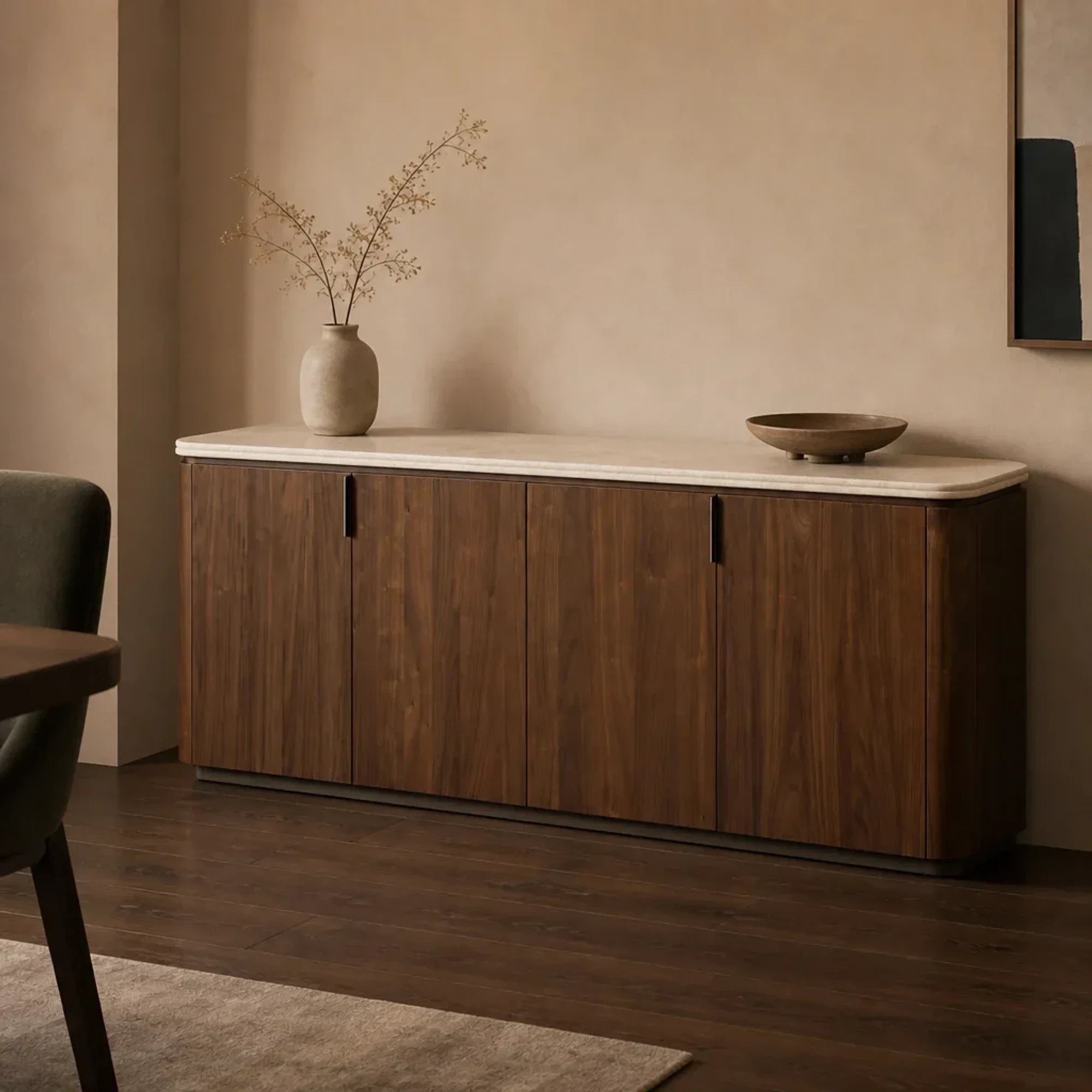 WALNUT / CREAM STONE
