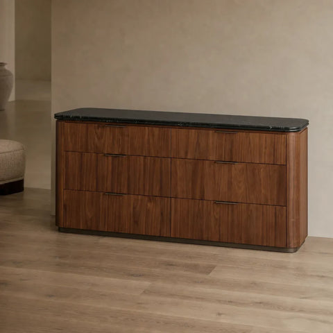 BLACK MARQUINA / WALNUT