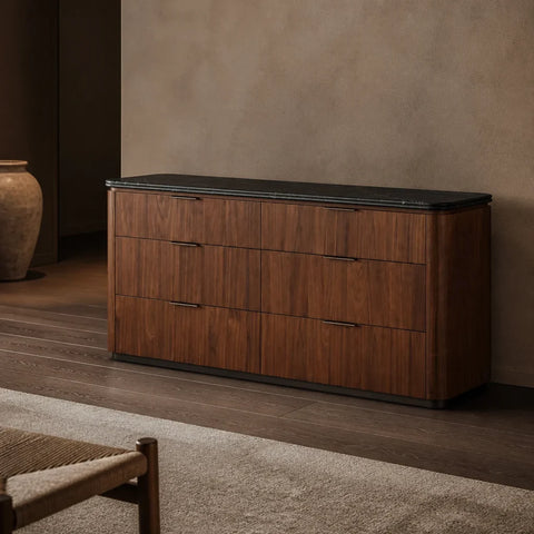 BLACK MARQUINA / WALNUT
