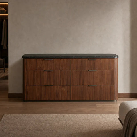 BLACK MARQUINA / WALNUT
