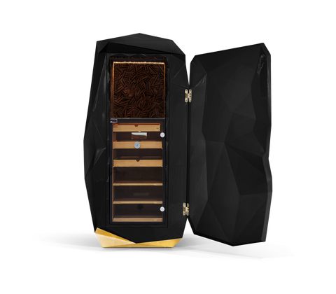 Diamond Floor Safe with Hidden Watch Winder and