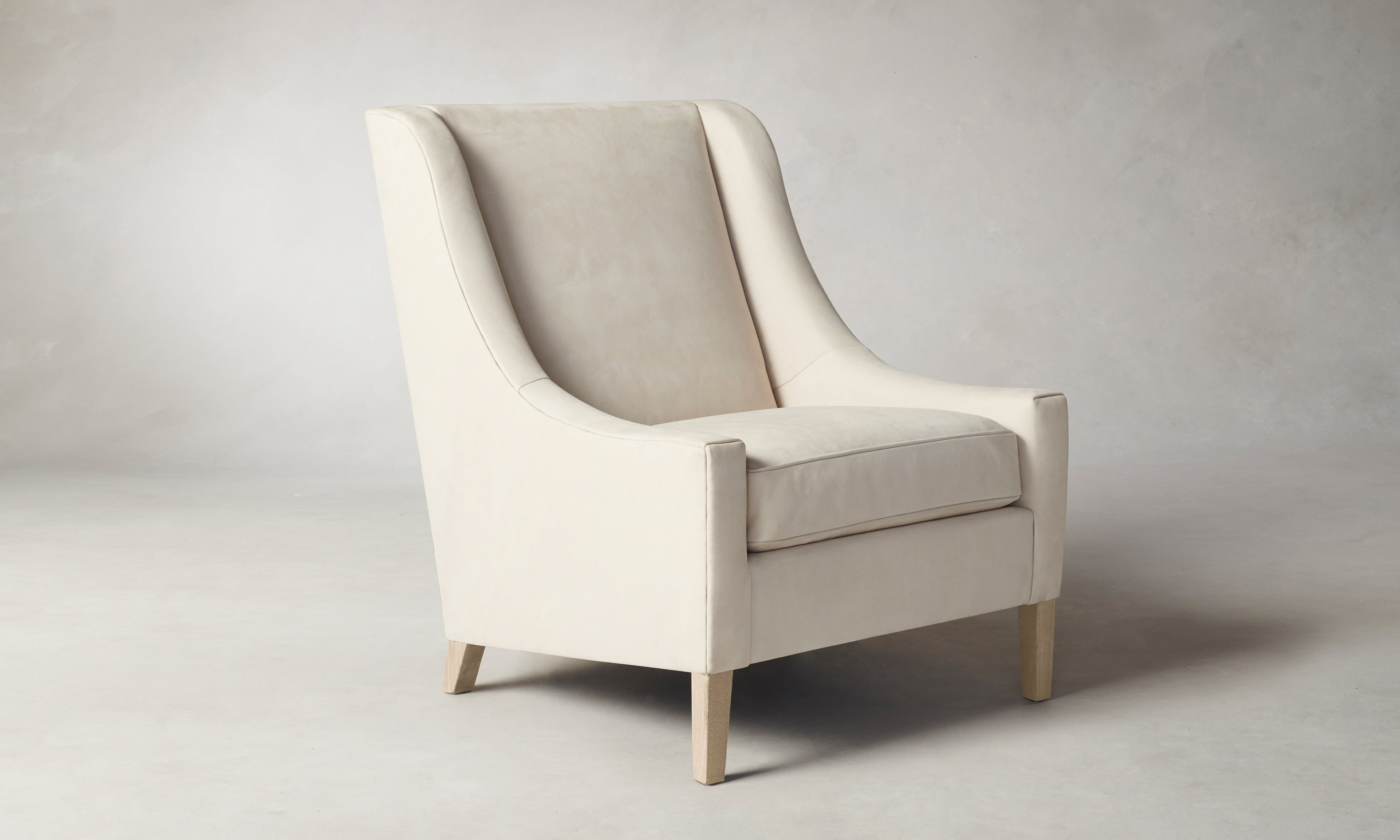 Chrys Chair - Nubuck Leather Sail