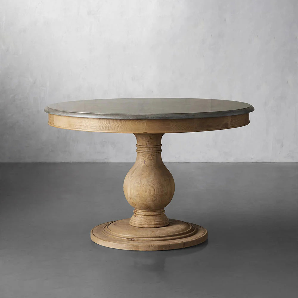 Luca Round Dining Table Handcrafted From Solid Wood
