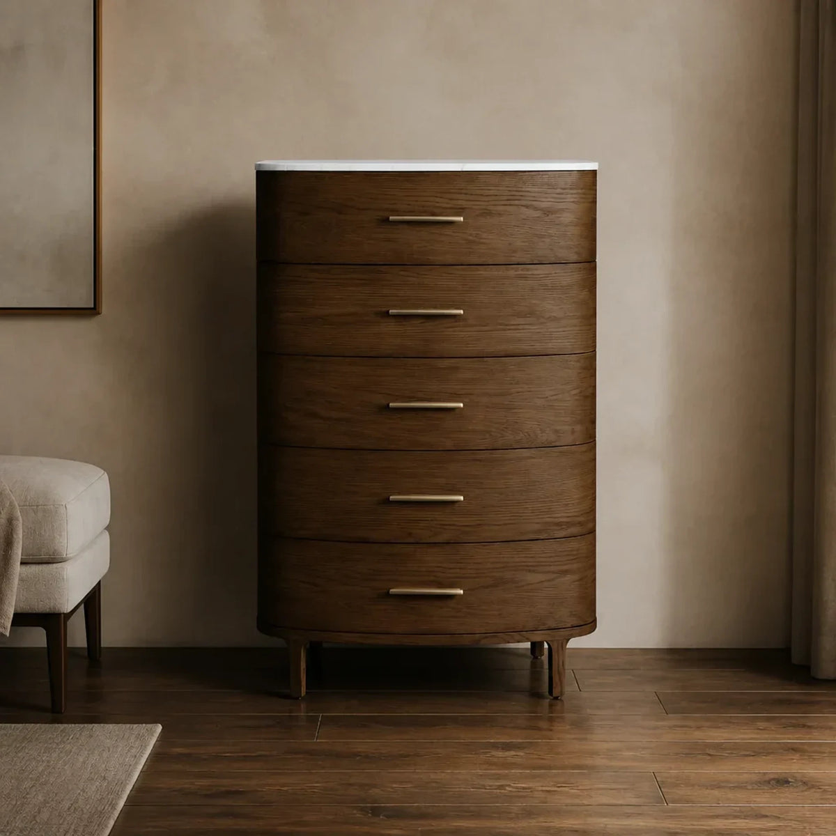 MOCHA / CARRARA MARBLE